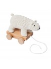 Sebra - Crochet Pull-along Polarbear